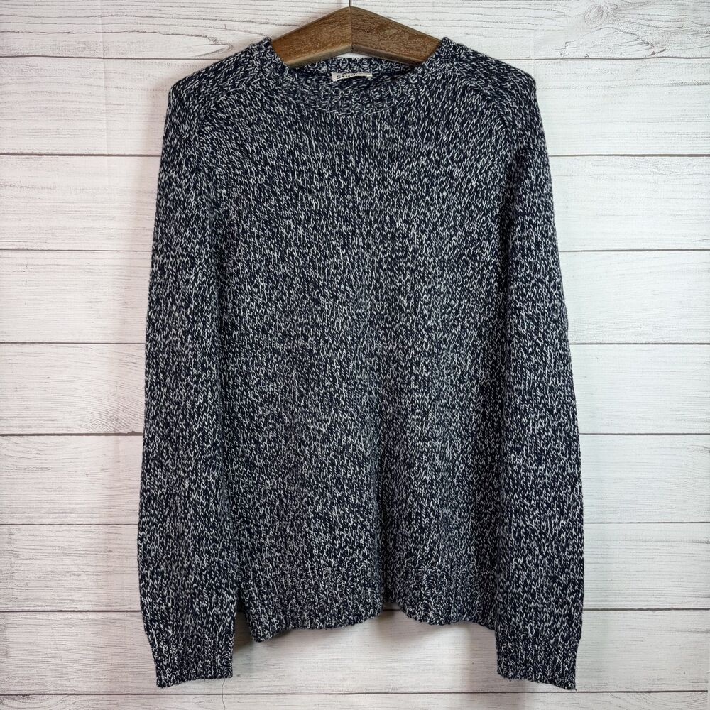 Acne Studios Wool Fisherman Sweater Mens Size M Gray Chunky Knit Jumper